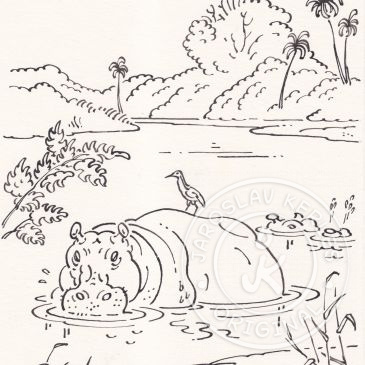 Ilustrace z knihy Já a tropy,Ludmila Vítovcová