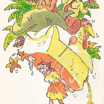 Illustrations of book Já a tropy,Ludmila Vítovcová