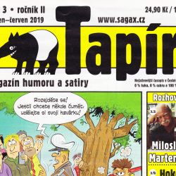 Jaroslav Kerles's cartoons in the humor magazine Tapír