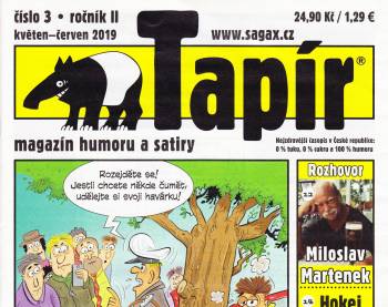 Jaroslav Kerles's cartoons in the humor magazine Tapír